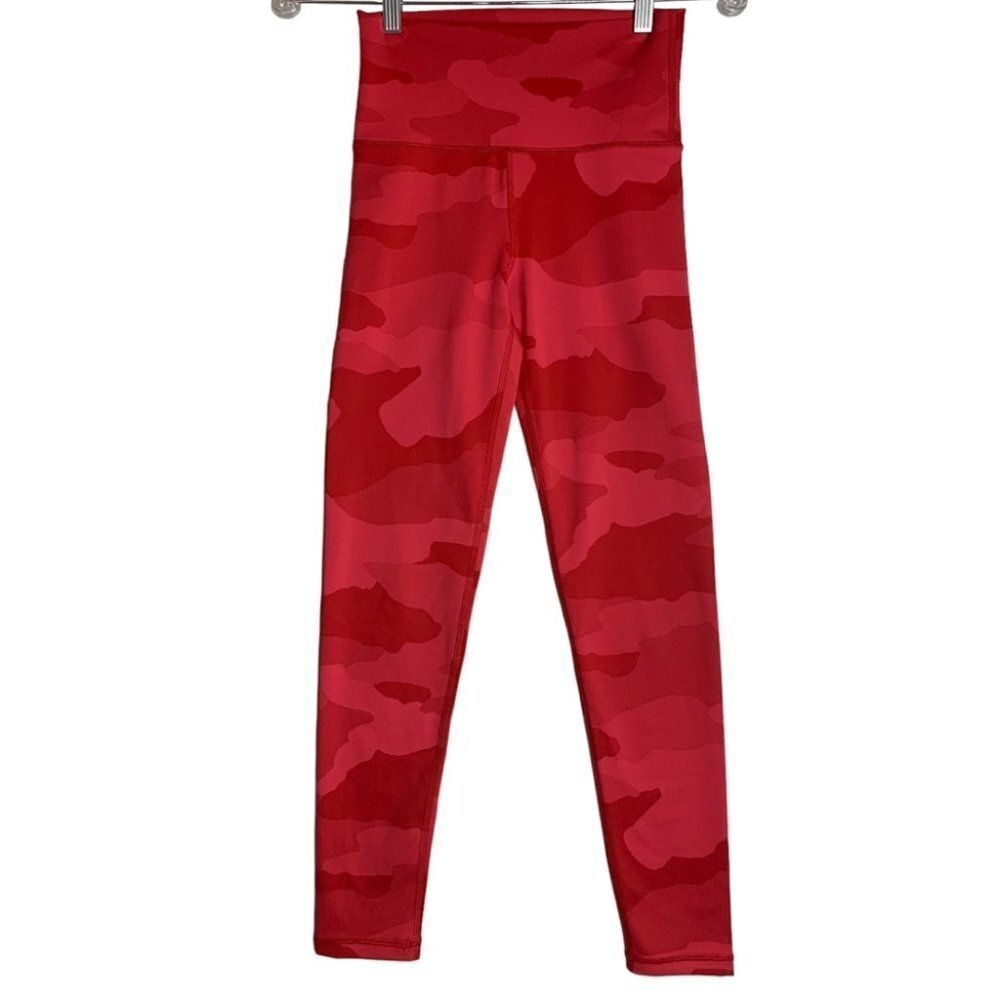 Offline By Aerie Women’s 7/8 Legging Hi-Rise Pink  Camo Textured Size Small